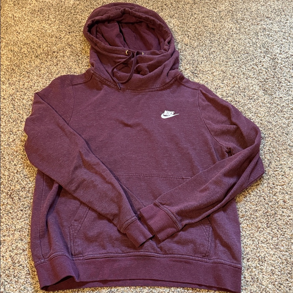 Nike Women’s Deep Purple Cowl Neck Hoodie